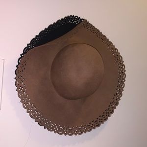 Two Nine West 100% Wool Hats Black & Brown